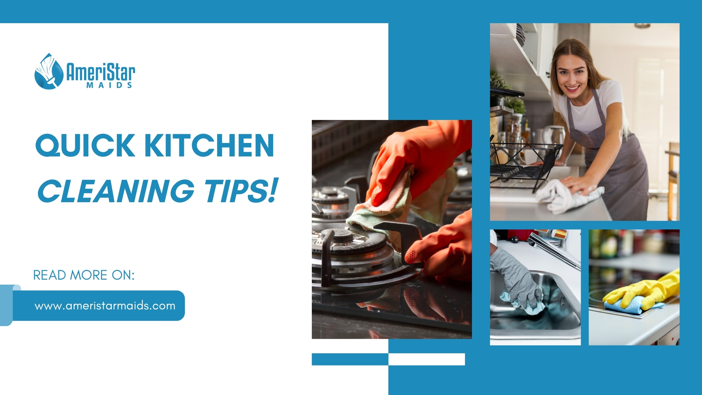Secrets to a Spotless Kitchen from AmeriStar Maids