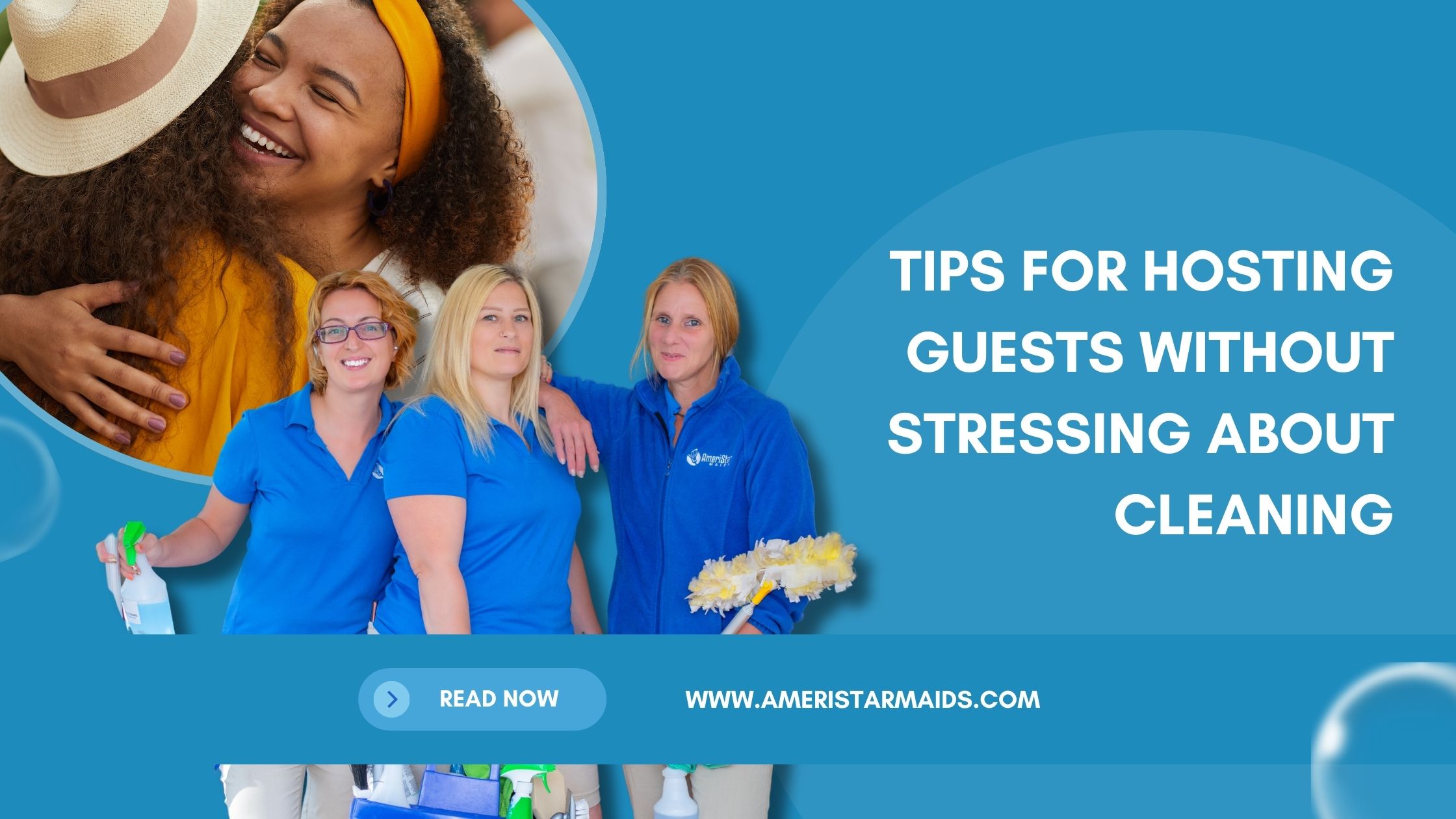 Tips for hosting guests without stressing about cleaning